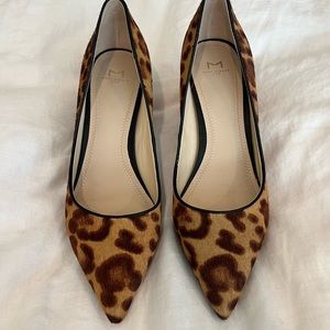 Mark Fisher Zala Pump, Leopard Print, size 8.5.